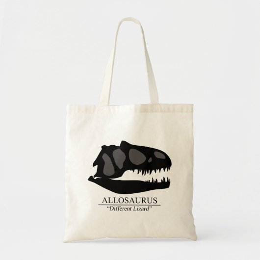 Allosaurus Skull Tote Bag (Voorkant)