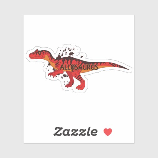Allosaurus Sticker (Vel)