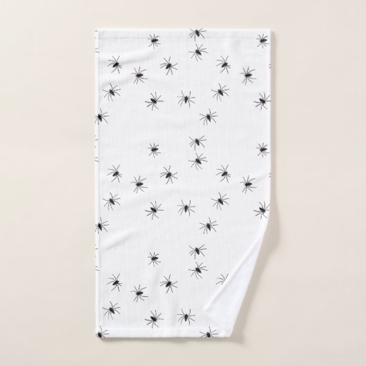Allover Araignées Halloween (Serviette à main)