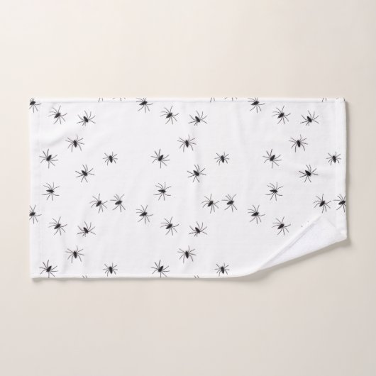 Allover Araignées Halloween (Serviette à main)