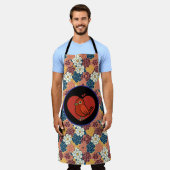 allover bloemendesign schort (Gedragen)