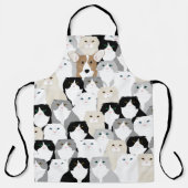 Allover chats et chiens Imprimer tablier (Recto)