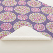 allover design sherpa deken (3/4)