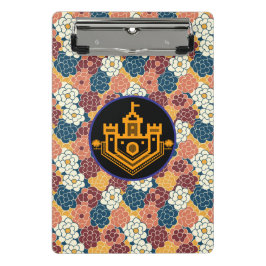 allover flower design mini klembord