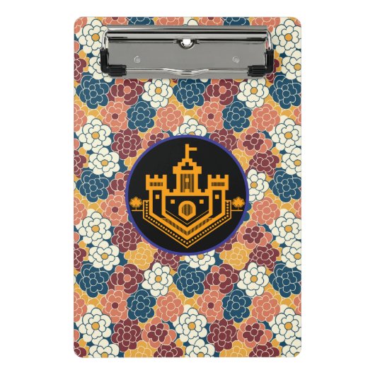 allover flower design mini klembord (Voorkant)