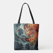 Allover Fractal Print Tas (Achterkant)