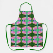Allover Imprimer tablier rose Lotus Abstrait (Recto)