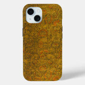 allover in reliëf gemaakt bloemmotief Case-Mate iPhone case (Achterkant)