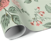 Allover multi motif flowers ornament Seamless patt Cadeaupapier (Rol Hoek)