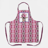 Allover Print Apron Lilly the Goat Schort (Voorkant)