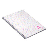 Allover Sautiner rose Carnet multiple initial (Côté Droit)