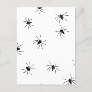 Allover Spinnen Halloween Briefkaart