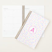 Allover Sprinkles Roze Multi Initiaal Planner (Display)