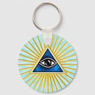 Allsehendes Auge Gottes, Pyramide, Freimaurer Sleutelhanger