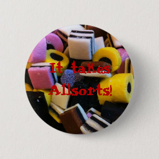 ALLSORTS RONDE BUTTON 5,7 CM