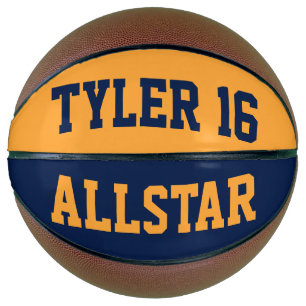 Allstar Blue Gold Basketbal