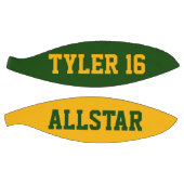 Allstar Green en Gold Basketbal (Panelen)