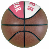 Allstar Pink en White Basketbal (Rechts)