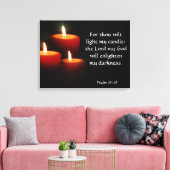 Allumer ma chandelle toile enveloppée (Insitu(Salon))