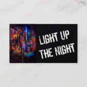 Allumez La Nuit 3 - Carte de visite Couleur Vive (Devant)