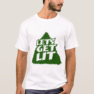 "Allumons les lumières" T-shirt drôle pour une fêt