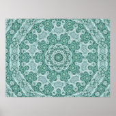 allure en impression turquoise (Devant)