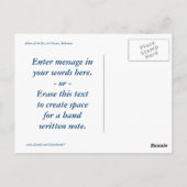 Allure in Nassau Briefkaart (Achterkant)