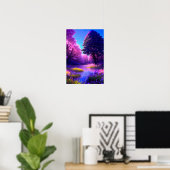 Allure van het Violet Swamp Poster (Thuiskantoor)
