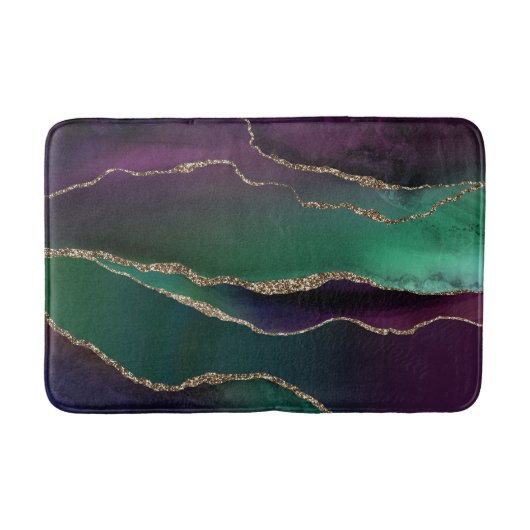 Allurinegeur | Donkere Jewel-beendersteen Gold-bee Badmat (Voorkant)