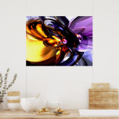 Alluring Grace Abstract Poster (Keuken)