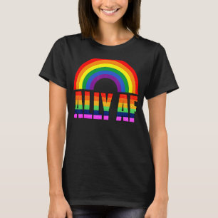 Ally Af Gay Lesbische Pride LGBTQ Gelijkheid Human T-shirt
