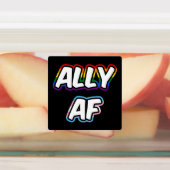 Ally AF II - LGBTQ Flag Gay Trans Queer Pride Labels (Aangebracht)