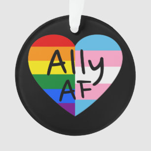 Ally AF III - Drapeau LGBTQ Fier Gay Trans Queer
