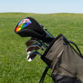 Ally AF III - LGBTQ Flag Gay Trans Queer Pride Golfheadcover (Insitu)