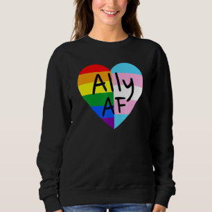 Ally Af Lgbetq Flag Gay Pride Equality Trans Lesbi Trui