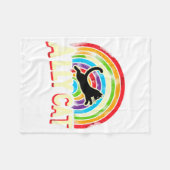 Ally Cat Lgbt Pride Cat  Fleece Deken (Voorkant (Horizontaal))