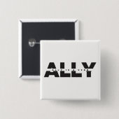 Ally is een Button van Verb (Voorkant /achterkant)
