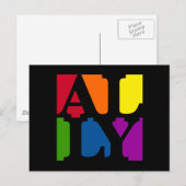 Ally Pop Black Briefkaart (Voorkant / Achterkant)