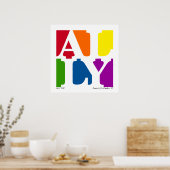 ALLY Pop Poster (White) (Keuken)
