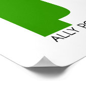 ALLY Pop Poster (White) (Hoek)