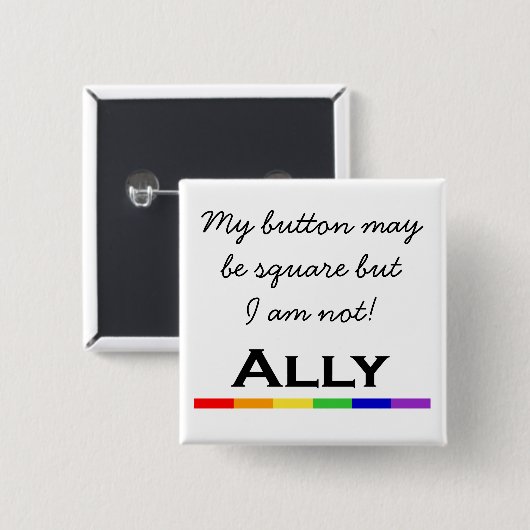 Ally Pride Button (Voorkant /achterkant)