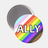 Ally Pride koelkastmagneet Magneet (Voorkant / Achterkant)
