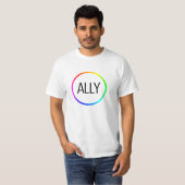 Ally Pride - Moderne gradiënt T-shirt (Voorkant volledig)