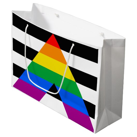 Ally Pride-vlag Groot Cadeauzakje (Voorkant Gekanteld)