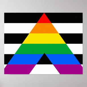 Ally Pride-vlag Poster