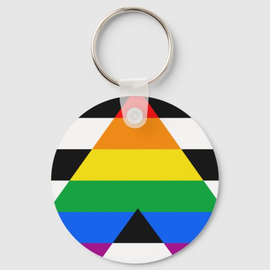 Ally Pride-vlag Sleutelhanger (Voorkant)