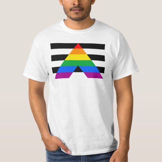 Ally Pride-vlag T-shirt (Voorkant)