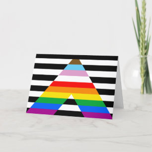 Ally Progress Pride Flag Kaart