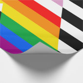 Ally Progress Pride Vlag Cadeaupapier (Hoek)