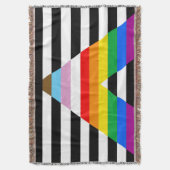 Ally Progress Pride Vlag Deken (Voorkant Verticaal)
